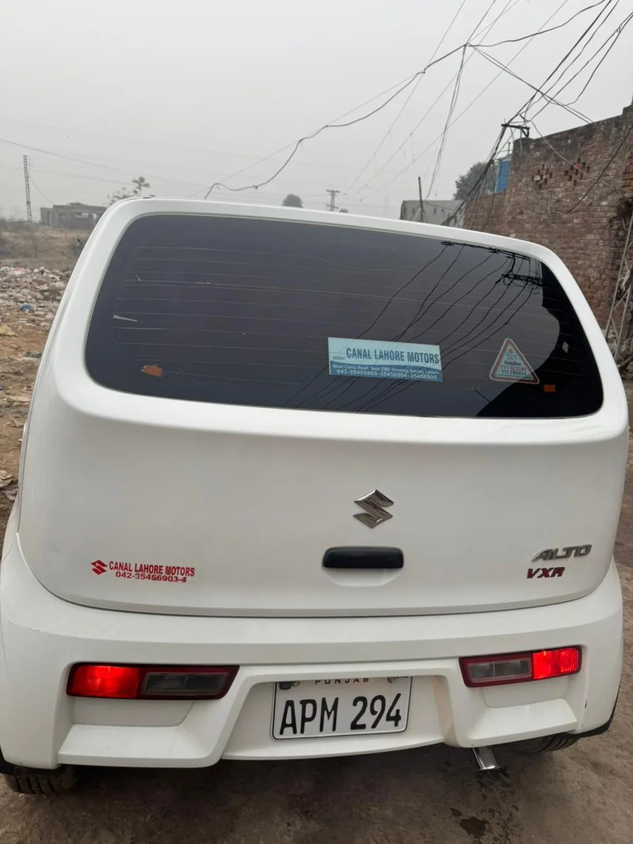 Suzuki Alto VXR (White) rental vehicle in Khanpur, Pakistan
