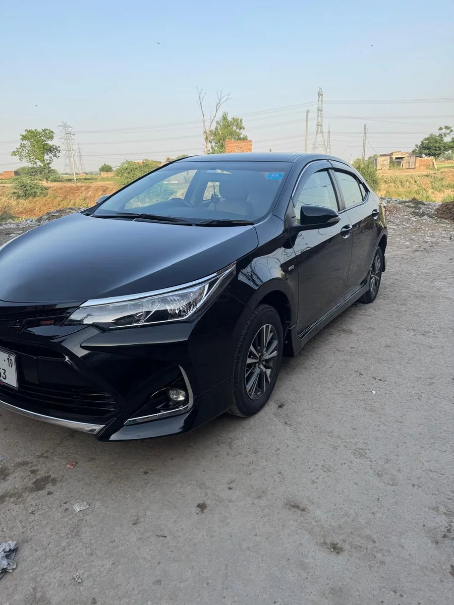 Toyota Corolla Altis Grande rental vehicle in Khanpur, Pakistan