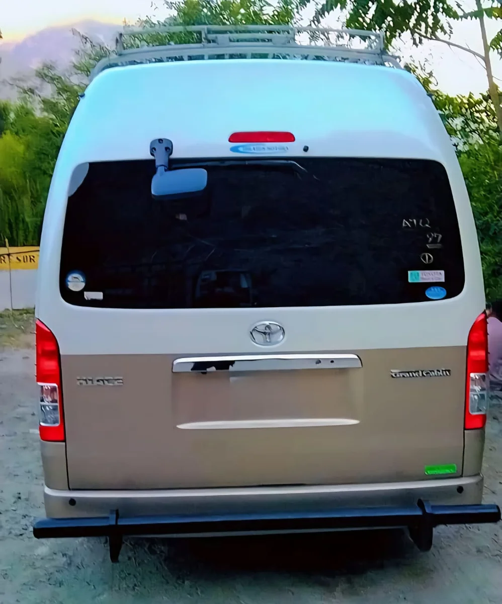 Toyota Hiace Grand Cabin (14-Seater) rental vehicle in Khanpur, Pakistan